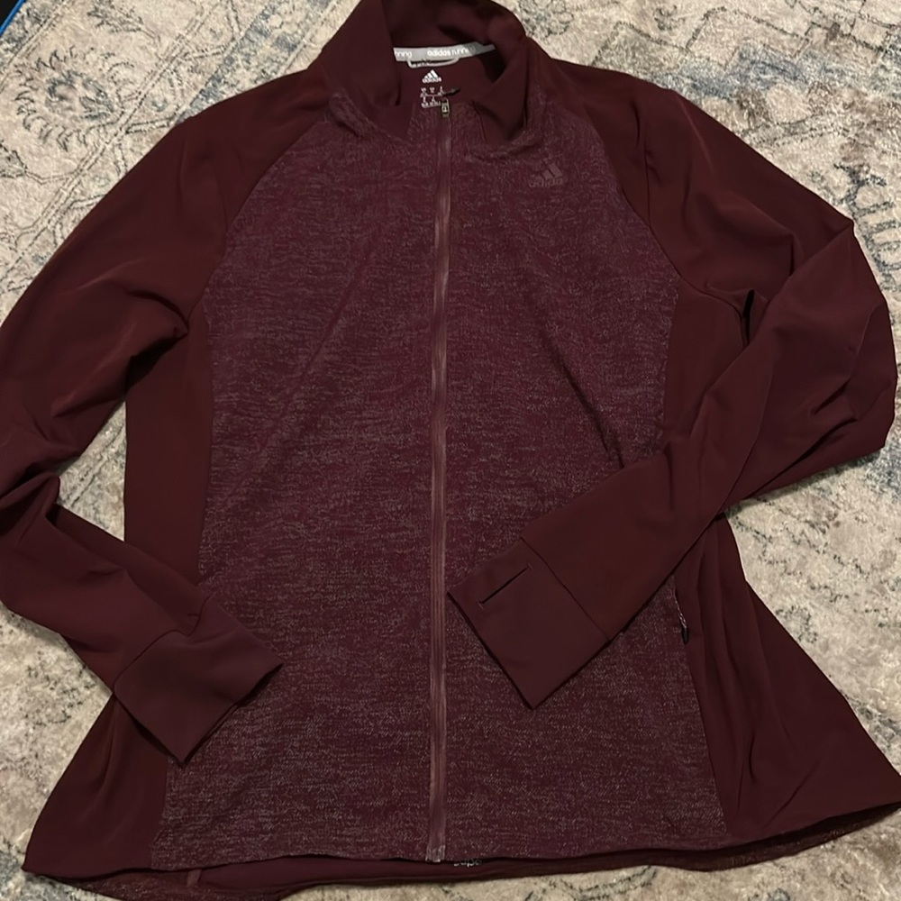 NWOT Adidas Running Zip Up XL